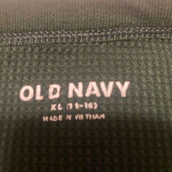 Old Navy Dark Green Teethermal yeti shirt 14-16 xl - Picture 5 of 6